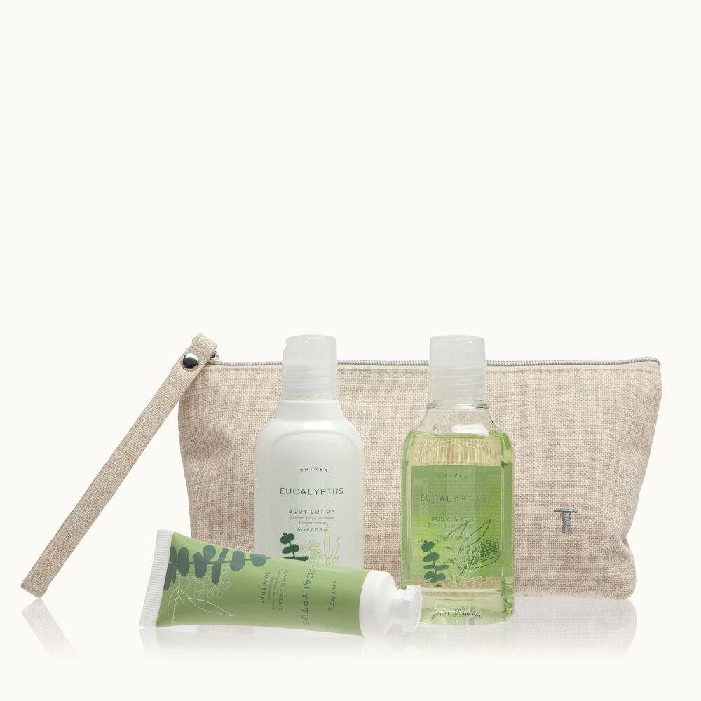 Thymes Eucalyptus Little Luxuries Set Travel Sized Toiletries  image number 0